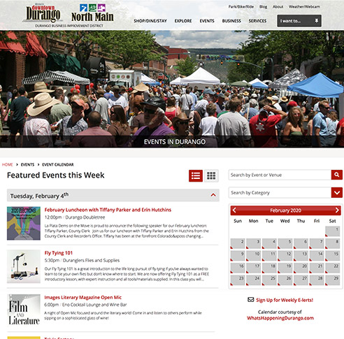 Durango Colorado Events Calendar What S Happening Durango