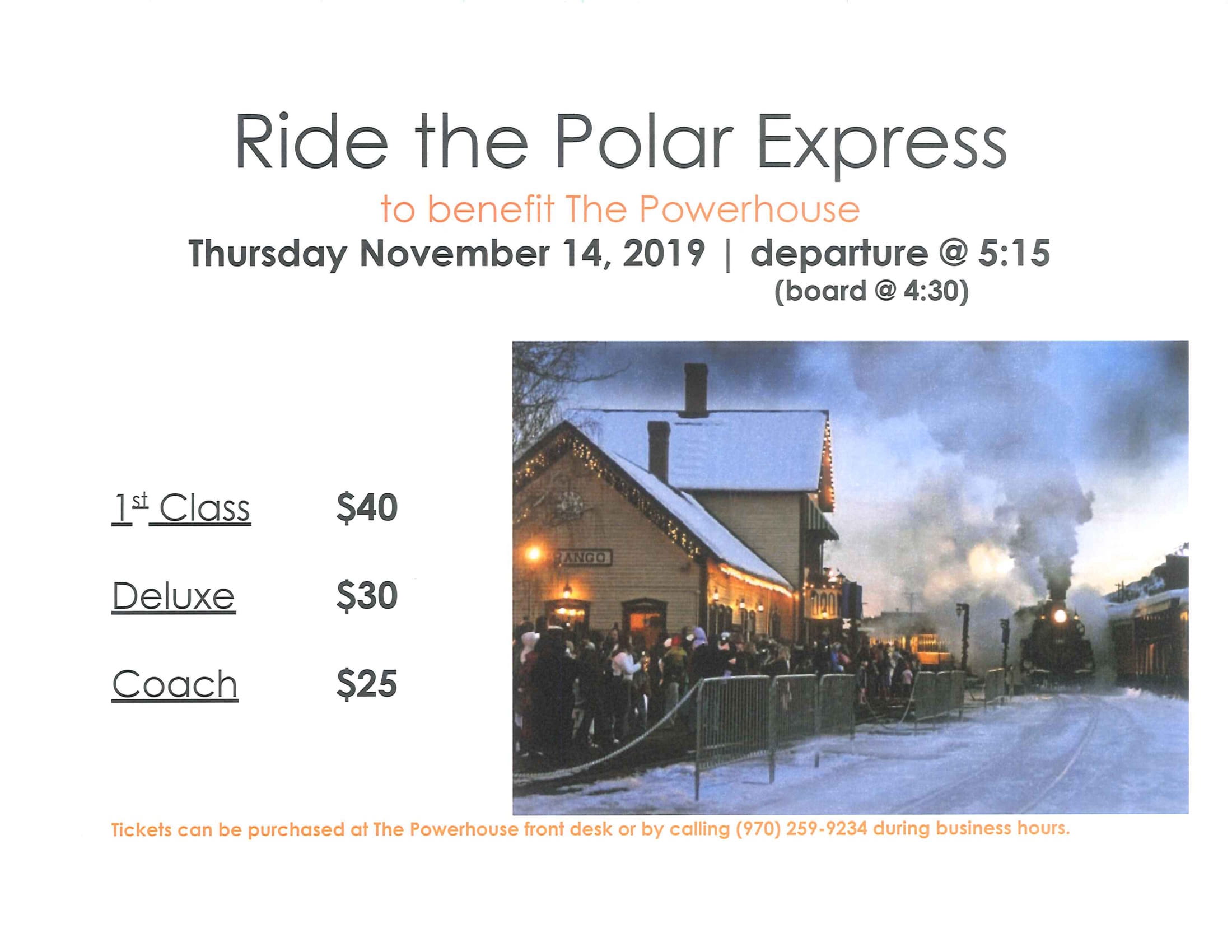 Picture of Ride the Polar Express for The Powerhouse
