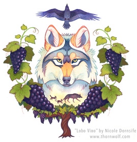 Picture of Wine & Art for the Wolves