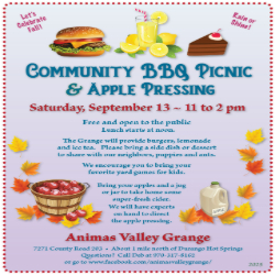 Picture of Free Community BBQ Picnic & Apple Pressing