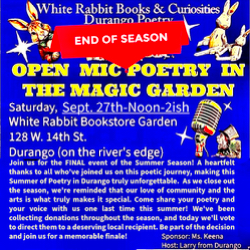 Picture of White Rabbit Open Mic Poetry - Final Matinee 