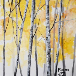 Picture of Painting Party - Fall Aspens
