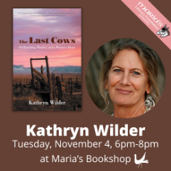 Picture of Author Talk & Book Signing: Kat Wilder "The Last Cows"
