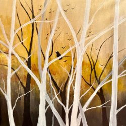 Picture of Painting Party - Owl in the Forest