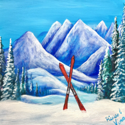 Picture of Painting Party - Ski Day