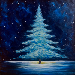 Picture of Painting Party - Snow Gently Falling