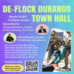 Picture of De-Flock Durango Town Hall