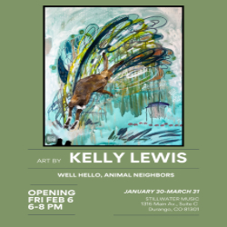 Picture of Art Opening Reception with local artist Kelly Lewis & Live Music by Wabi Sabi 