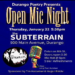 Picture of Durango Open Mic Nite 2026 Season Opener 