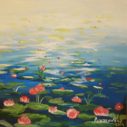 Picture of Painting Party with Barons Creek Vineyards Tasting Room - Water Lilies