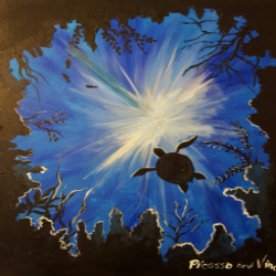 Picture of Painting Party at Los Amigos Del Dur - Sea Turtle