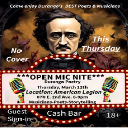 Picture of Open Mic Poetry Debut Night