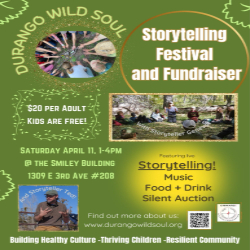 Picture of Storytelling Festival & Silent Auction for Durango Wild Soul Nature Connection Program