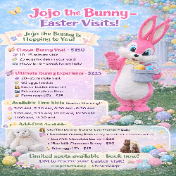 Picture of Visit from the Jojo the Easter Bunny