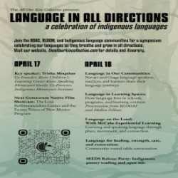 Picture of Languages in All Directions: A Celebration of Indigenous Languages