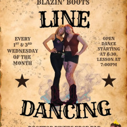 Picture of Blazin Boots Line Dancing - Class & Free Open Dancing