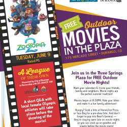 Picture of Free Outdoor Movie Night in The Plaza - Zootopia 2