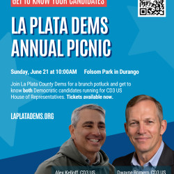 Picture of Dems Picnic with Kelloff & Romero