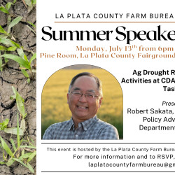 Picture of Ag Drought Response - Activities from CDA and CO Drought Task Force - Summer Speaker Series
