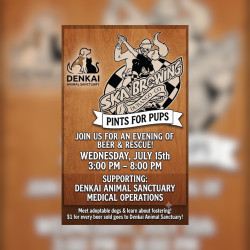 Picture of Pints for Pups, Benefitting Denkai Animal Sanctuary